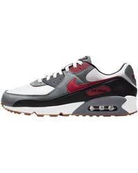 Nike - FB9658-100 Air Max 90 White/Team RED-COOL Grey-Black EU 42 - Lyst