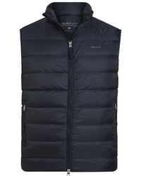 GANT - Vest Light Down Gilet - Lyst