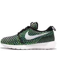 nike roshe two flyknit verdes