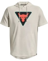 Under Armour - Project Rock Terry Short Sleeve Hoodie 1378019 - Lyst