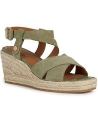 Geox - D Panarea Espadrille Wedge Sandal - Lyst