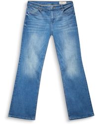Dames Kleding voor voor Jeans voor Jeans met wijde pijp Esprit Denim Jeanbroek 086ee1b045 in het Blauw 