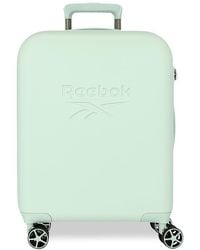 Reebok - Franklin Cabin Suitcase Green 40x55x20 Cm Hard Abs Closure Tsa 37l 2.55 Kg 4 Double Wheels Hand Luggage By Joumma Bags - Lyst
