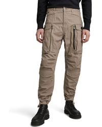 G-Star RAW - Long Pocket Zip Relaxed Tapered Cargo Pants - Lyst