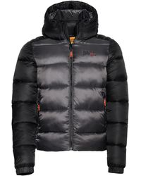 Superdry - Hood Colour Block Sport Puffer Jacket - Lyst