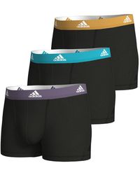 adidas - Active Flex Cotton 3 Stripe Boxer - Lyst