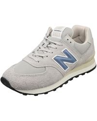 New Balance - 574 Unisex Casual Trainers In Light Grey - 9.5 Uk - Lyst