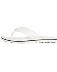 Tommy Hilfiger - Th Chain Print Strand Sandal Fw0fw08514 Teenslippers - Lyst
