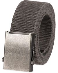 Columbia - 's Military Web Belt-adjustable One Size Cotton Strap And Metal Plaque Buckle - Lyst