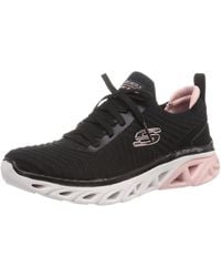 Skechers - 149553/BKPK Glide-Step Sport-Level Up Sneaker Sportschuhe Turnschuhe schwarz/weiß/rosa - Lyst