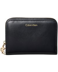 Calvin Klein - Donna Portafoglio Medium Flap Zip Around Piccolo - Lyst