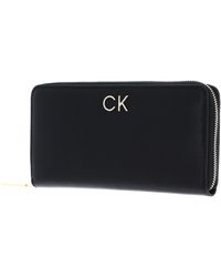 Calvin Klein - RE-Lock Z/A Wallet LG K60K609699 - Lyst