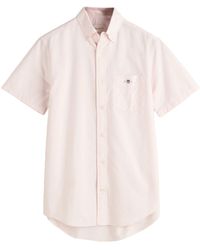 GANT - Reg Oxford Ss Shirt - Lyst