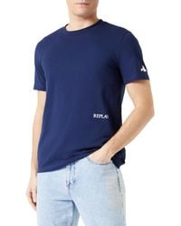 Replay - T-Shirt Kurzarm aus Baumwolle - Lyst