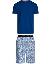 Tommy Hilfiger - S Short Sleeve Monogram Pyjama/pj Set - Lyst