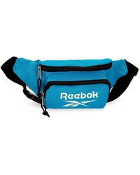 Reebok - Boston Fanny Pack With Pocket Blue 35x13x5 Cms Polyester - Lyst