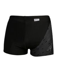 Speedo - S Medley Logo Aquashort Black/charcoal 30 - Lyst