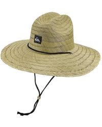 Quiksilver - Mens Pierside Straw Lifeguard Beach Straw Sun Hat - Lyst