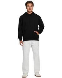 Guess - Sweatshirt mit Kapuze Chenille Logo M4BQ05KBJ31 Schwarz - Lyst