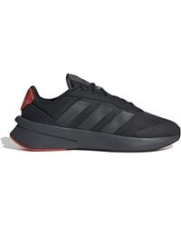 adidas - S Heawyn Road Running Shoes Adults Black/grey/red 8 Uk - Lyst