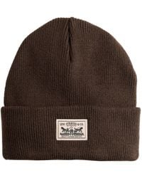 Levi's - Backpatch Beanie Gebreide Mutsen Voor - Lyst