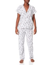 Secret Pijama Pijama corto camisero algodón Capri 4469135 ESTAMPADO GRIS ,S  para Mujer Women'secret - Lyst