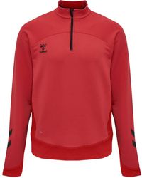 Hummel - Hmllead Half Zip Multisport Sweatshirt Mit Kurzem Reißverschluss - Lyst