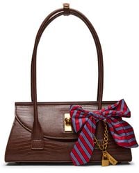 Steve Madden - Milan Croc Shoulder Bag - Lyst