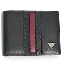 Guess - Leder Geldbörse Torino Bifold Wallet Black schwarz - Lyst