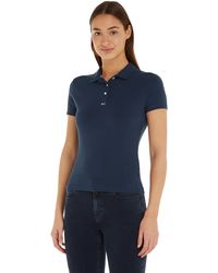 Tommy Hilfiger - S/s Polos Twilight Navy - Lyst