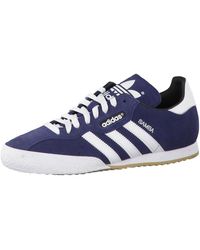 adidas Originals Leather Samba Super in Navy (Blue) for Men - Lyst