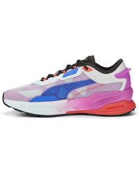PUMA - Mens Extent Nitro Ultraviolet Lace Up Sneakers Shoes Casual - Blue, Pink, White, Blue, Pink, White, 11 - Lyst