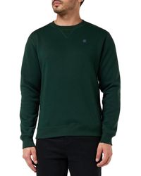 G-Star RAW - Premium Core Sweater Donna ,Verde scuro - Lyst