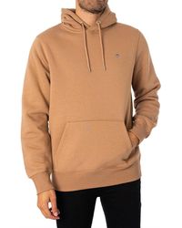 GANT - REG Shield Hoodie Kapuzenpullover - Lyst