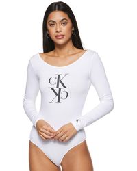 Calvin Klein Mirrored Monogram Body Camisa - Multicolor