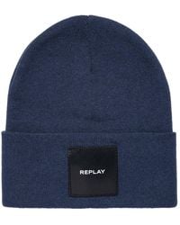 Replay - Ax4167.001.a7059 Beanie Hat - Lyst