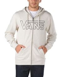 Vans - Classic Zip Hoodie Long Sleeve Hoodie - Lyst