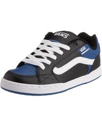 Vans - Skink Skateboarding Shoe Black/blue/white Vdhfy8f 7.5 Uk - Lyst