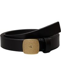 Calvin Klein - Cinturón Mujer Casual Plaque Buckle 2,0 cm Cinturón de piel - Lyst