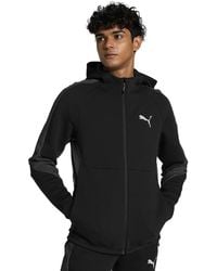 PUMA - Evostripe Felpa con Cappuccio e Zip Intera Dk Sudore - Lyst
