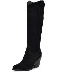 Nine West - Smash Pull On Pointed Toe Knee-High Boots - Lyst