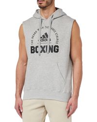 adidas - Community 21 Sleeveless Hoody Boxing Sweatshirt - Lyst