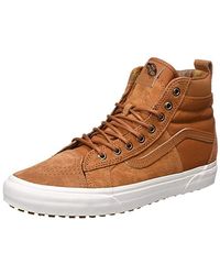 vans high top hombre marron