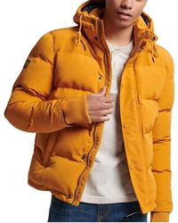 Superdry - Everest Short Hooded Puffer Jacke - Lyst