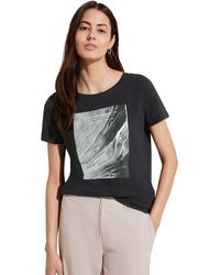 Street One - T-Shirt mit Folienprint - Lyst