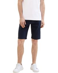 Tom Tailor - Slim Fit Chino Shorts mit Gürtel - Lyst