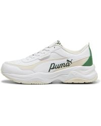 PUMA - Sneakers Cilia Mode Blossom 40.5 White Sugared Almond Pure Green Beige - Lyst