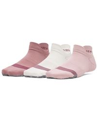 Under Armour - Breathe 3-Pack No Show Tab Socks Tourmaline Stone Dark - Lyst