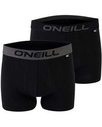 O'neill Sportswear - Basic Boxer-Short | Sport-Unterwäsche für alle Anlässe im 2er Set | Schwarz M - Lyst