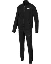 puma clean fleece tracksuit mens